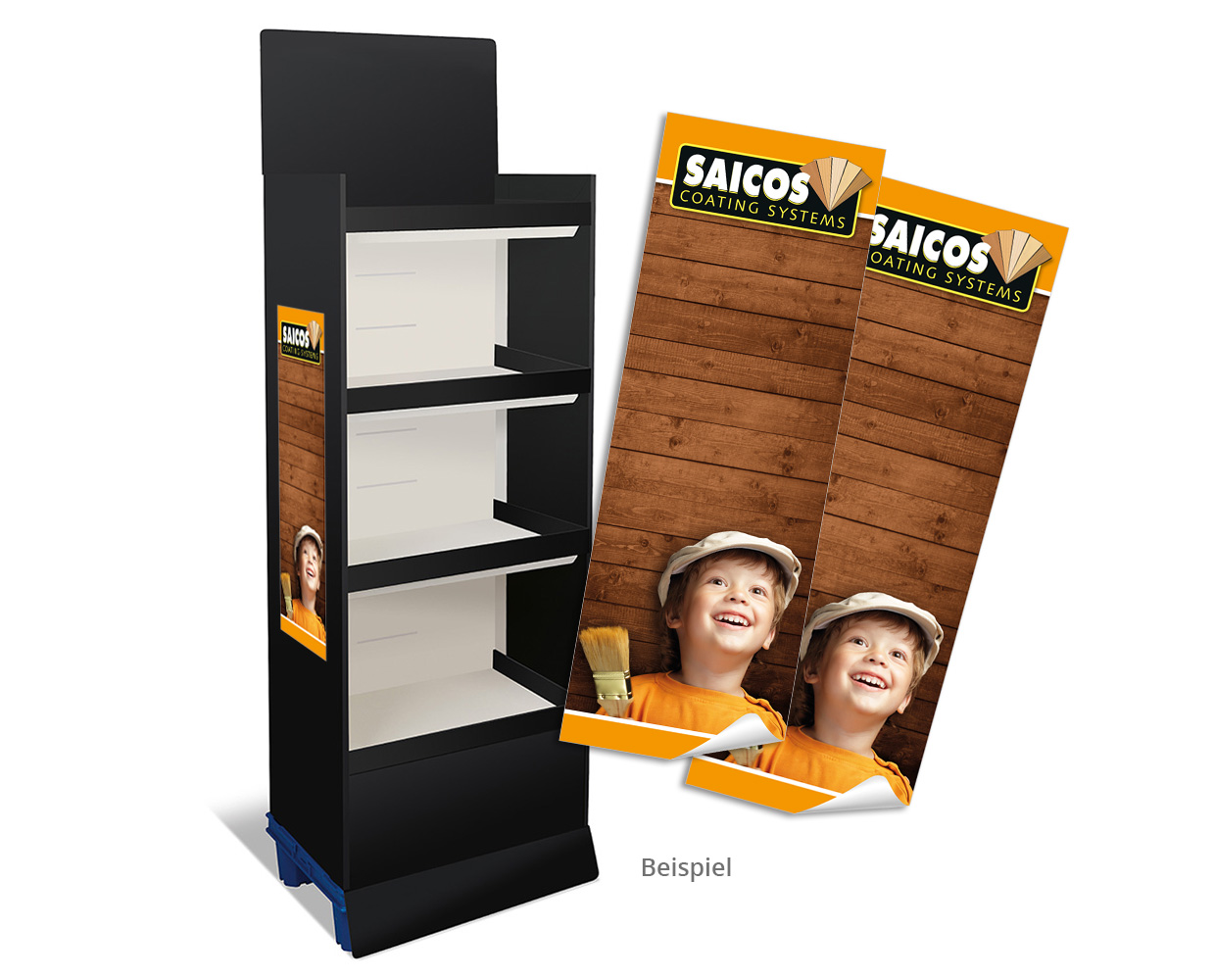 Sticker-Set für Regaldisplay Vario