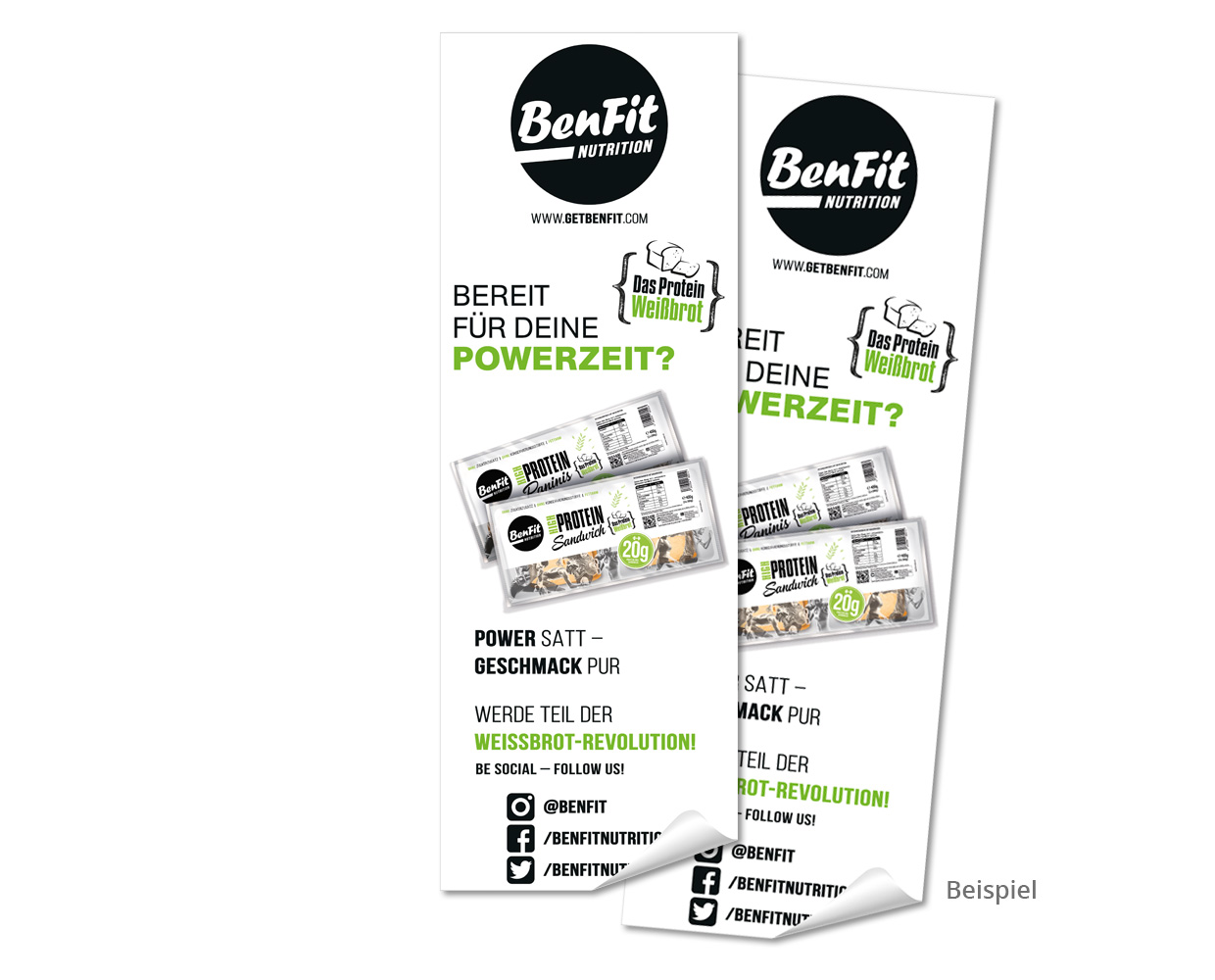 Sticker-Set für Regaldisplay Vario