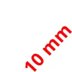 MDF 10 mm weiß